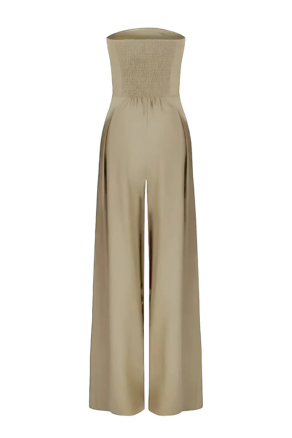 Olivia - Strapless jumpsuit with wide legs