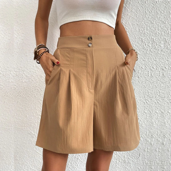 Olivia - Elegant Comfortable Shorts with Elastic Waist