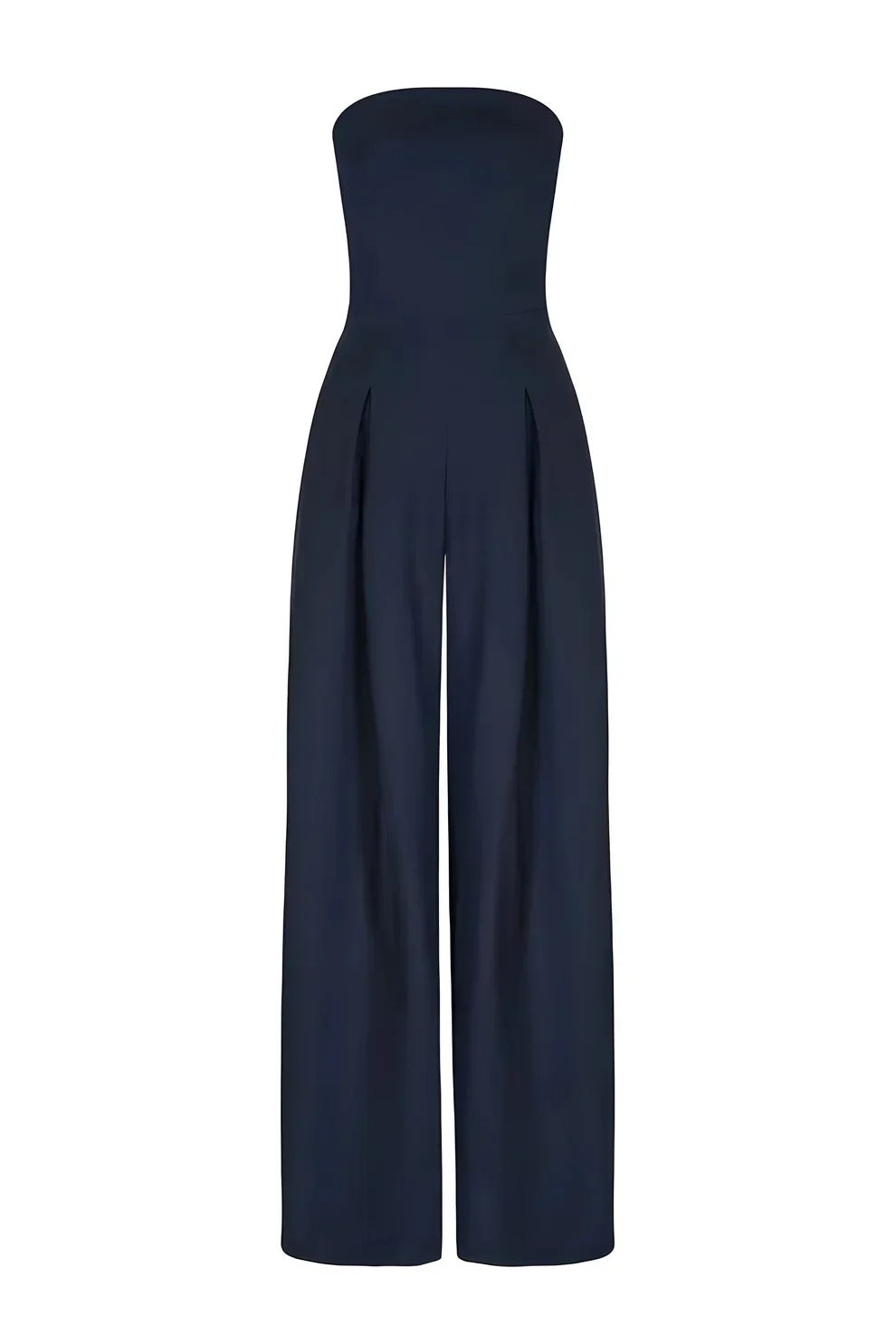 Olivia - Strapless jumpsuit with wide legs