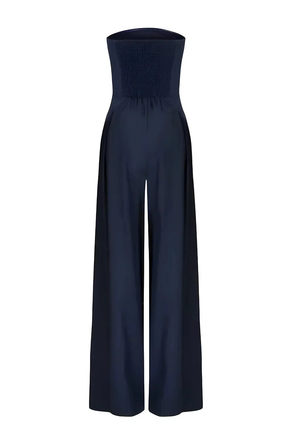 Olivia - Strapless jumpsuit with wide legs