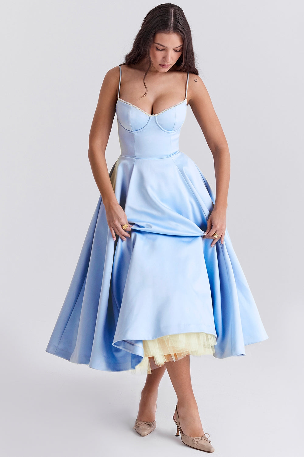 Midi Dress for Women – Elegant Ball Gown for Summer