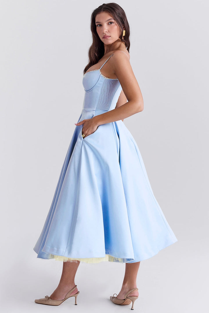 Midi Dress for Women – Elegant Ball Gown for Summer