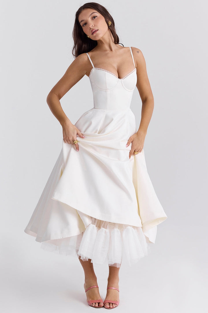 Midi Dress for Women – Elegant Ball Gown for Summer