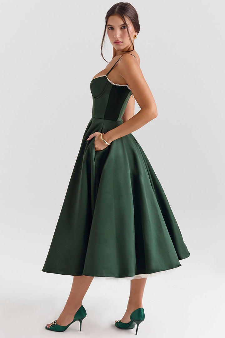 Midi Dress for Women – Elegant Ball Gown for Summer