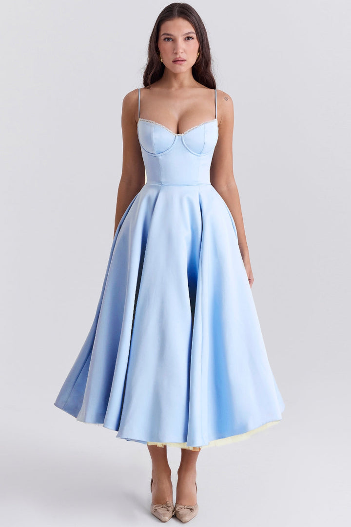 Midi Dress for Women – Elegant Ball Gown for Summer