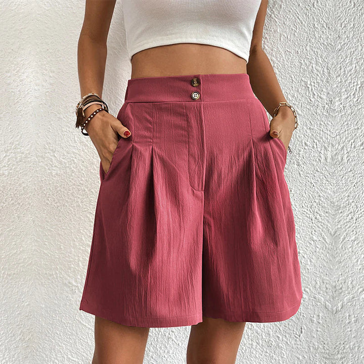 Olivia - Elegant Comfortable Shorts with Elastic Waist
