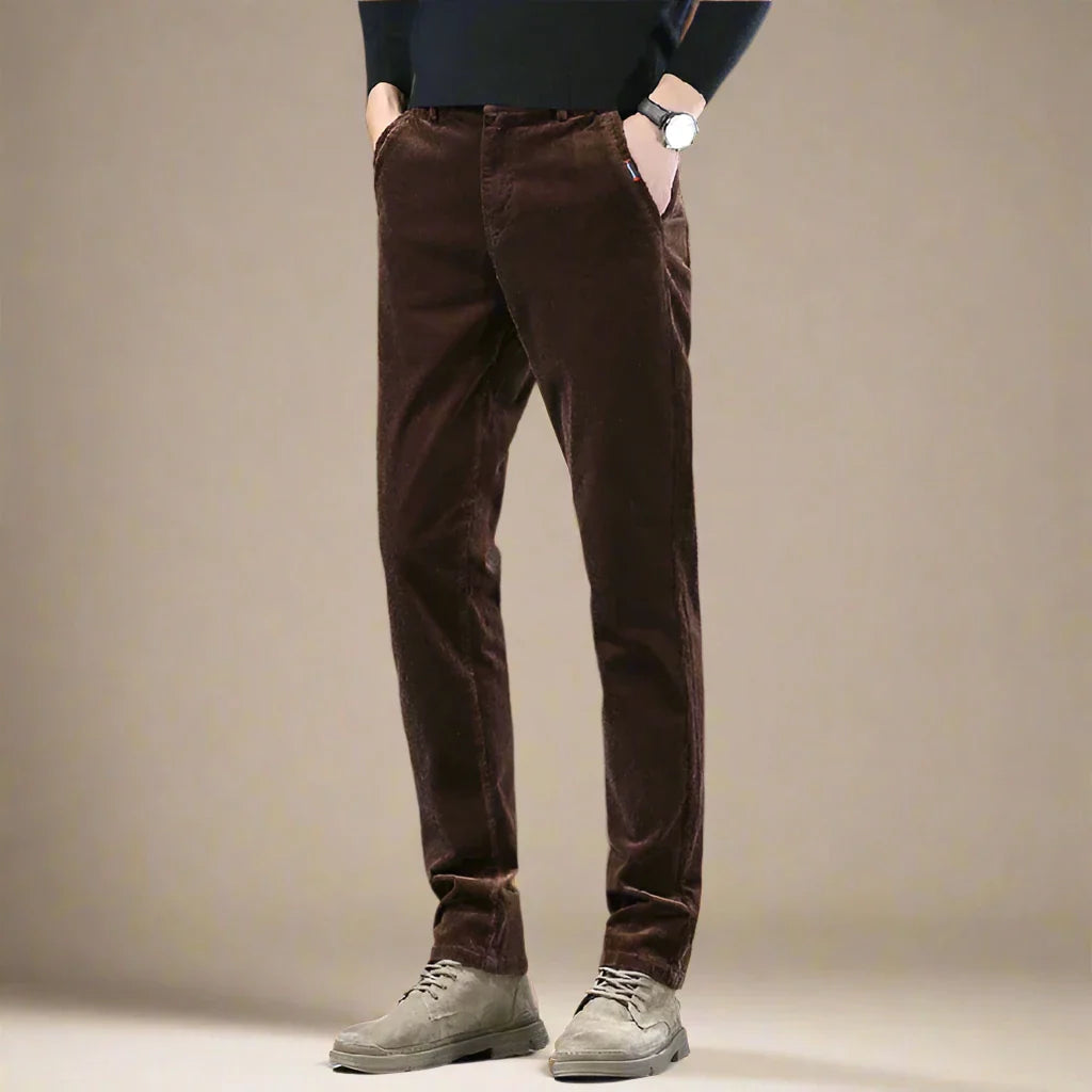 Cord Trousers - Casual Slim fit trousers for men