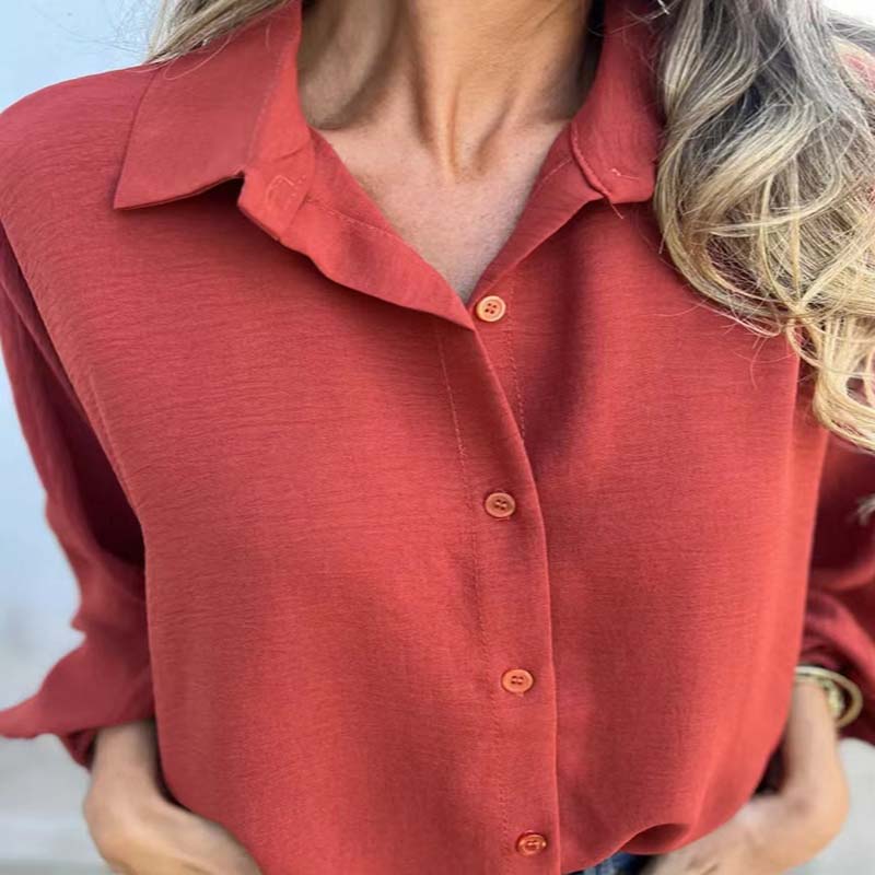 Ellis - Loose Fit Blouse with Long Sleeves