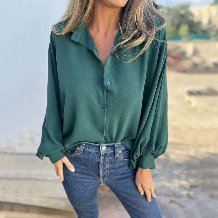 Ellis - Loose Fit Blouse with Long Sleeves