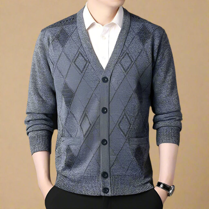 Ganti Cardigan - Men's Casual Chic Knitted Cardigan with Buttons