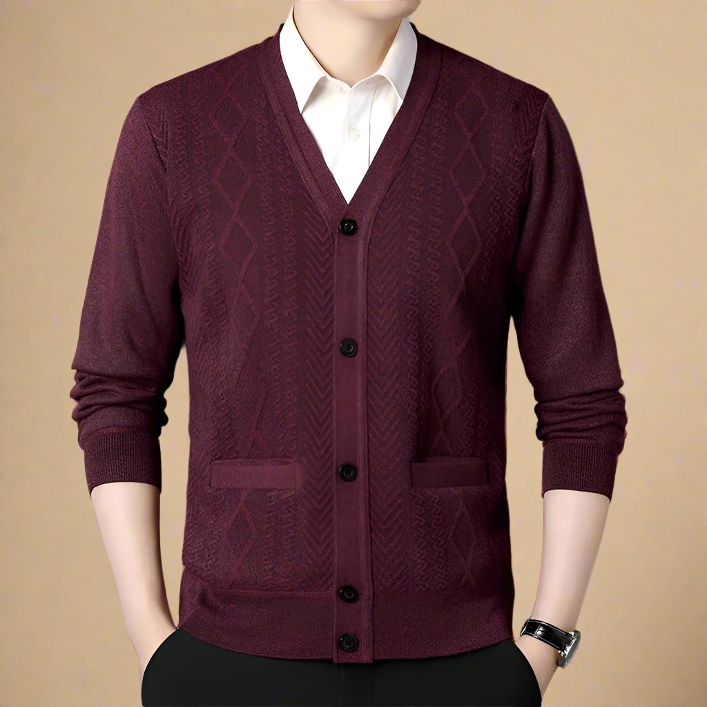 Ganti Cardigan - Men's Casual Chic Knitted Cardigan with Buttons