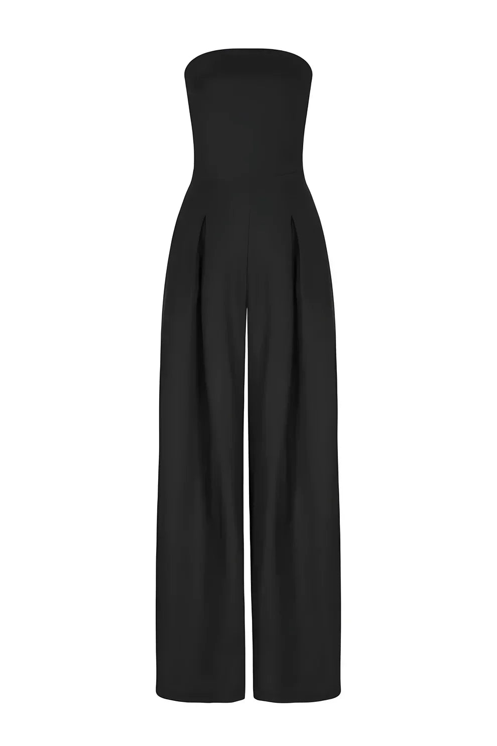 Olivia - Strapless jumpsuit with wide legs