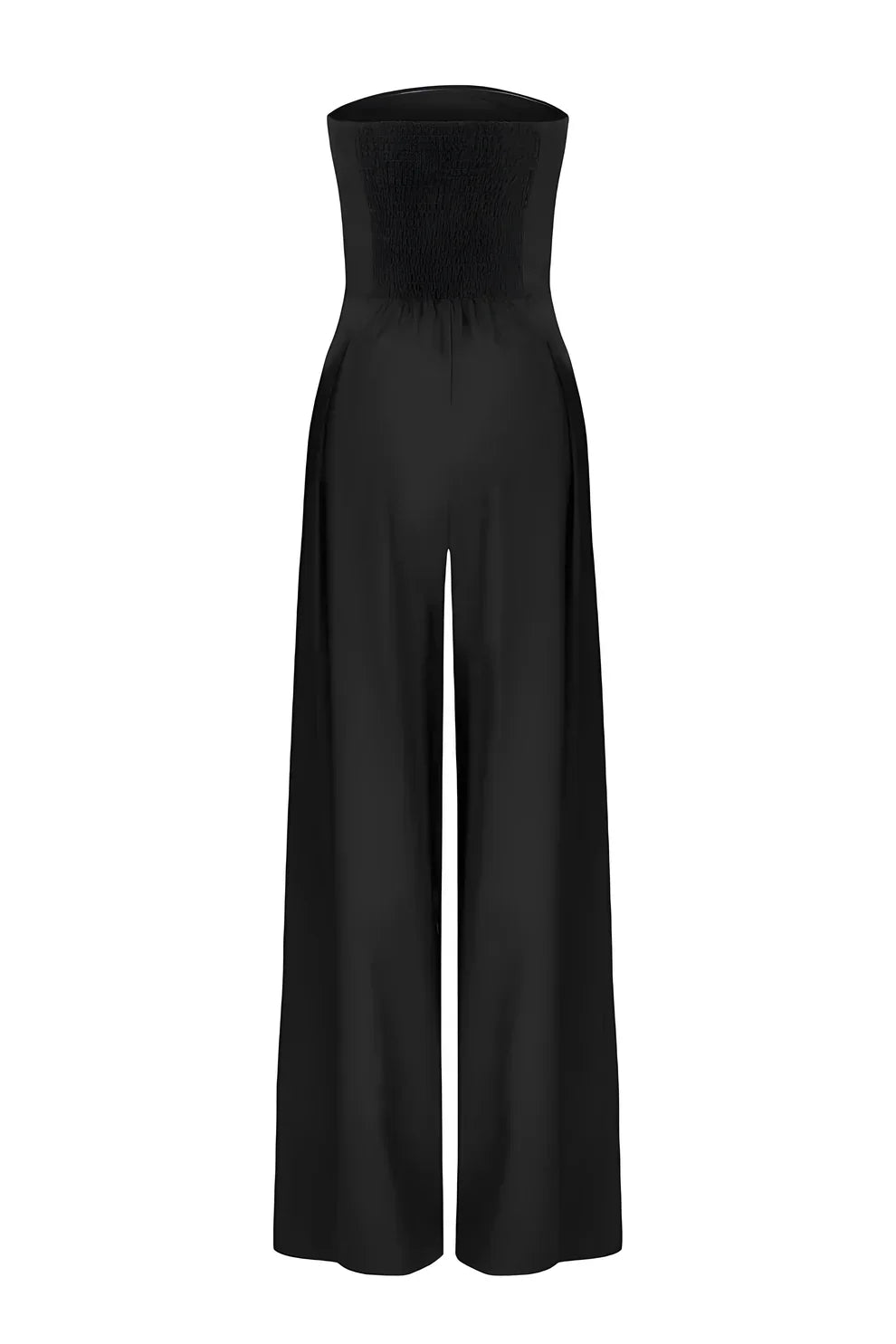 Olivia - Strapless jumpsuit with wide legs